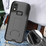 Kickstand Case + Hand Strap + Belt Clip Holster for Zebra TC501 Scanner