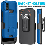 Kickstand Case + Hand Strap + Belt Clip Holster for Zebra TC501 Scanner