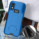 Kickstand Case + Hand Strap + Belt Clip Holster for Zebra TC501 Scanner