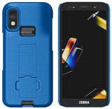 Slim Textured Hard Shell Case Cover with Kickstand for Zebra TC501 Scanner