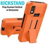 Kickstand Case + Hand Strap + Belt Clip Holster for Zebra TC501 Scanner