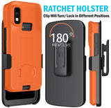 Kickstand Case + Hand Strap + Belt Clip Holster for Zebra TC501 Scanner