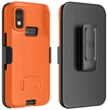 Kickstand Case + Hand Strap + Belt Clip Holster for Zebra TC501 Scanner