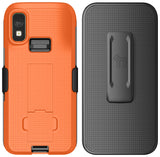 Kickstand Case + Hand Strap + Belt Clip Holster for Zebra TC501 Scanner