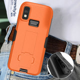 Textured Hard Case with Stand and Belt Clip Holster for Zebra TC501 Scanner