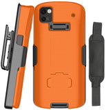 Kickstand Case + Hand Strap + Belt Clip Holster for Zebra TC53 TC58 Scanner