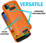 Kickstand Case + Hand Strap + Belt Clip Holster for Zebra TC53 TC58 Scanner