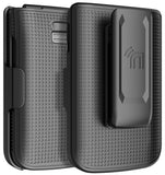 Hard Case and Belt Clip Holster Holder Combo for TCL Flip 4 5G Phone 2025 T440