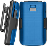 Hard Case and Belt Clip Holster Holder Combo for TCL Flip 3 Phone (2024, T435)