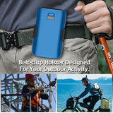 Hard Case and Belt Clip Holster Holder Combo for TCL Flip 4 5G Phone 2025 T440