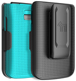Hard Case and Belt Clip Holster Holder Combo for TCL Flip 4 5G Phone 2025 T440