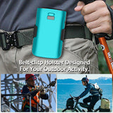 Hard Case and Belt Clip Holster Holder Combo for TCL Flip 4 5G Phone 2025 T440