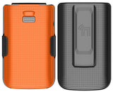 Hard Case and Belt Clip Holster Holder Combo for TCL Flip 4 5G Phone 2025 T440