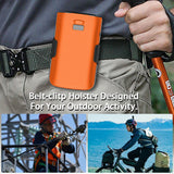 Hard Case and Belt Clip Holster Holder Combo for TCL Flip 4 5G Phone 2025 T440