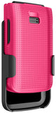 Hard Case and Belt Clip Holster Holder Combo for TCL Flip 4 5G Phone 2025 T440
