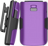 Hard Case and Belt Clip Holster Holder Combo for TCL Flip 3 Phone (2024, T435)