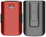 Hard Case and Belt Clip Holster Holder Combo for TCL Flip 4 5G Phone 2025 T440