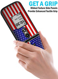 Nakedcellphone Grid Texture Hard Case Slim Cover for Jitterbug Flip 3 Phone
