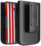 Nakedcellphone Hard Case and Belt Clip Holster Combo for Jitterbug Flip 3 Phone