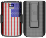 Hard Case and Belt Clip Holster Holder Combo for TCL Flip 4 5G Phone 2025 T440