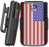 Hard Case and Belt Clip Holster Holder Combo for TCL Flip 3 Phone (2024, T435)