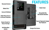 Hard Case and Belt Clip Holster Holder Combo for Unihertz Titan 2 Phone