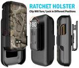 Hard Case and Belt Clip Holster Combo for Sonim XP3 Plus 5G (XP3plus X320 2025)