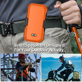 Hard Case and Belt Clip Holster Combo for Sonim XP3 Plus 5G (XP3plus X320 2025)
