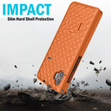 Slim Hard Case Stand Belt Clip Holster for Samsung Galaxy XCover 7 Pro Phone