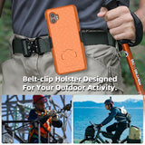 Slim Hard Case Stand Belt Clip Holster for Samsung Galaxy XCover 7 Pro Phone
