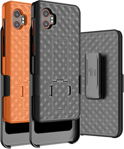 Slim Hard Case Stand Belt Clip Holster for Samsung Galaxy XCover 7 Pro Phone