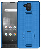 Textured Slim Case with Kickstand + Hand Strap for Sonim XP10 5G Phone (XP9900)