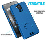 Textured Slim Case with Kickstand + Hand Strap for Sonim XP10 5G Phone (XP9900)