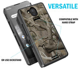 Textured Slim Case with Kickstand + Hand Strap for Sonim XP10 5G Phone (XP9900)