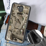 Kickstand Case + Hand Strap + Belt Clip Holster for Sonim XP10 5G Phone (XP9900)