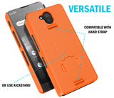 Textured Slim Case with Kickstand + Hand Strap for Sonim XP10 5G Phone (XP9900)
