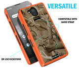 Textured Slim Case with Kickstand + Hand Strap for Sonim XP10 5G Phone (XP9900)