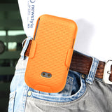 Grid Texture Protective Case Cover + Belt Clip Holster for Sonim XP3 (XP3800)