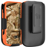 Grid Case Hard Cover and Belt Clip Holster Combo for Sonim XP3 Plus (XP3900)