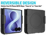 Hard Case and Belt Clip for Samsung Galaxy Z Flip 8 (Compatible with MagSafe)