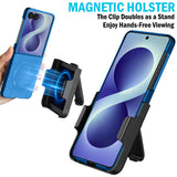 Hard Case and Belt Clip for Samsung Galaxy Z Flip 8 (Compatible with MagSafe)