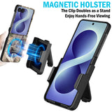 Hard Case and Belt Clip for Samsung Galaxy Z Flip 8 (Compatible with MagSafe)