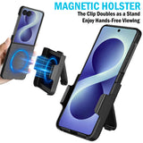 Hard Case and Belt Clip for Samsung Galaxy Z Flip 8 (Compatible with MagSafe)