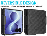 Hard Case and Belt Clip for Samsung Galaxy Z Flip 8 (Compatible with MagSafe)