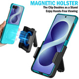 Hard Case and Belt Clip for Samsung Galaxy Z Flip 8 (Compatible with MagSafe)