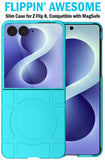 Slim Hard Case for Samsung Galaxy Z Flip 8 Phone (Compatible with MagSafe)