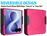 Hard Case and Belt Clip for Samsung Galaxy Z Flip 8 (Compatible with MagSafe)
