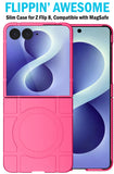 Slim Hard Case for Samsung Galaxy Z Flip 8 Phone (Compatible with MagSafe)