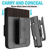 Hard Case and Belt Clip for Samsung Galaxy Z Flip 8 (Compatible with MagSafe)