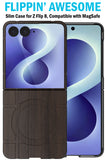 Slim Hard Case for Samsung Galaxy Z Flip 8 Phone (Compatible with MagSafe)
